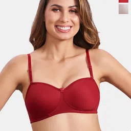 MAROON Bra Medium Coverage-image-97