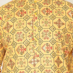 SOJANYA PLUS Men Ethnic Motifs Printed Regular Kurta with Pyjamas image 2