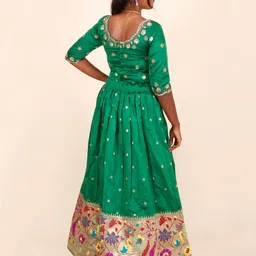 Avishya Semi-Stitched Lehenga & Blouse With Dupatta image 4