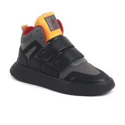 FAUSTO Men Round toe Velcro Sneakers-image-22
