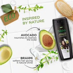 Nisha Set Of 3 Avocado & Brahmi Shampoo - 80 ml Each image 5