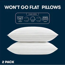 Shadowkart Set of 2 Fibre Filled Polyester Ultra Soft Sleep Pillow image 3