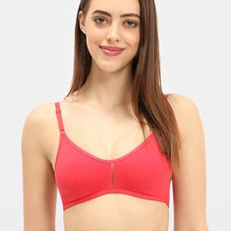 Envie Red Full Coverage Bra-image-78