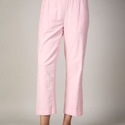 Style Island Relaxed Fit Pure Cotton High Rise Trousers-image-66