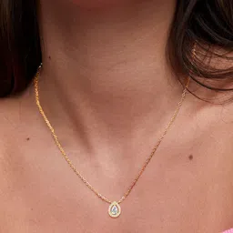 MINUTIAE Brass Gold-Plated Handcrafted Necklace-picture-2