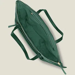 Accessorize PU Oversized Structured Shoulder Bag with Tasselled image 4