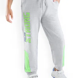 Honeyhap Boys Printed Pure Cotton Mid-Rise Joggers-image-77
