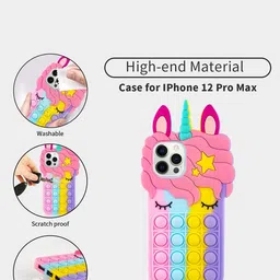 CASE CREATION Unicorn Printed iPhone 11 Pro Max Back Case Mobile Accessories image 3