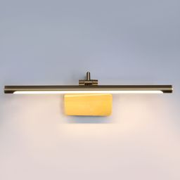 SHREE KALA HOME DECOR Brown Metal Contemporary Abstract Shaped Shaped Wall Lamp-image-43