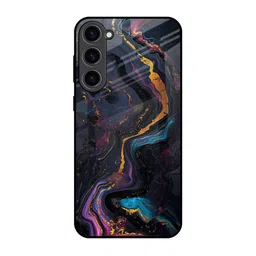 QRIOH Quirky Printed Lightweight Silicone Samsung Galaxy S23 Plus 5G Glass Back Case-picture-43