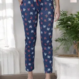 Kryptic Pack Of 2 Printed Pure Cotton Relaxed Fit Lounge Pants-picture-12