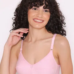 INKURV Solid Bra Full Coverage Non-Wired Non Padded image 3