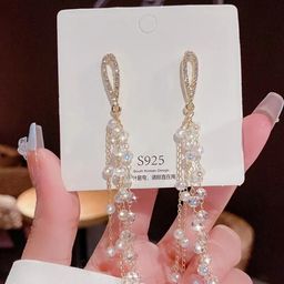 AKISON JEWELS Pearls Drop Earrings-20