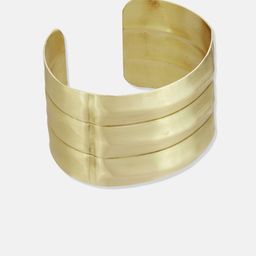 ATIBELLE Set Of 3 Gold-Plated Beaded & Twisted Shaped Wooden Bangles image 2