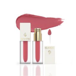 SUAVIS Glossy Lightweight Liquid Lipstick With Vitamin E 5ml - Nude Pop 201-10