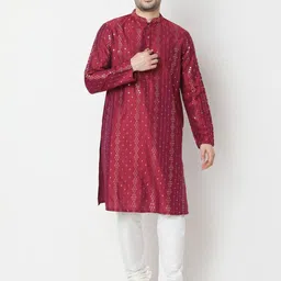 Ethnicity Geometric Embellished Straight Kurta-image-39