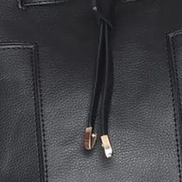 White Lily PU Structured Handheld Bag with Tasselled image 5