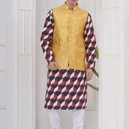 Sethukrishna Men Printed Regular Kurta with Churidar-picture-17