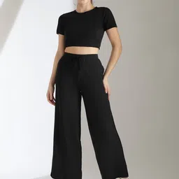 StyleCast X Kotty Round Neck Top With Trousers Co-Ords-image-97