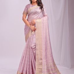 Astita Woven Design Zari Organza Saree-image-54