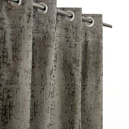 Myntra Elegant Homes Set Of 2 Grey Melange Velvet Long Door Curtain-picture-22