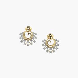 VALANOVA 14K Yellow Gold Certified 0.44Ct Lab Grown Diamond Earrings-image-105