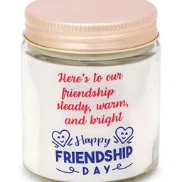 Akaar Off White & Blue Coffee Scented Jar Candle For AWarm Friendship's Day Surprise-40