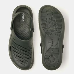 R&B Men Self Design Clogs image 3