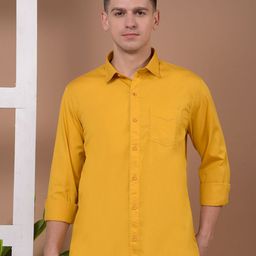 Canary London Men Smart Slim Fit Casual Shirt-image-22