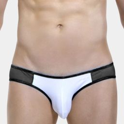 MOODSTRING Men Low-Rise Color-Blocked Thong Brief - LTF-ML-07171-BK-S-picture-10