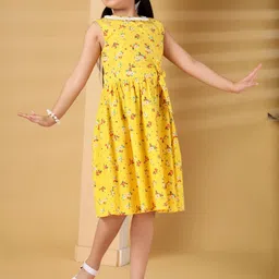 Sangria Girls Yellow Dresses-image-51