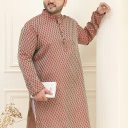 SOJANYA PLUS Men Embellished Kurta-image-24