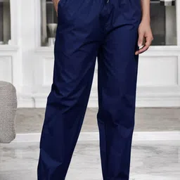 Kryptic Pack Of 2 Checked Pure Cotton Mid-Rise Lounge Pants-17