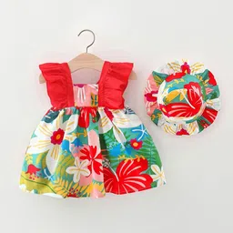 LULU & SKY Floral Print Fit & Flare Dress-42