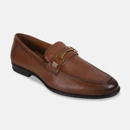 Mochi Men Leather Formal Loafers-image-74