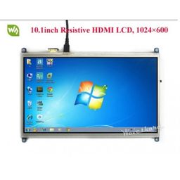 Waveshare 10.1inch Resistive Touch Screen LCD, 1024×600, HDMI, IPS, Supports Raspberry Pi / PC image 3