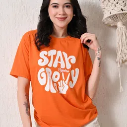 CORSICA Typography Printed Drop-Shoulder Sleeves Cotton T-shirt-image-47