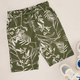 Pantaloons Junior Boys Floral Printed Pure Cotton Regular Shorts-image-54