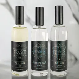 Eau DuFrance Set Of 3 Twilight, Obsession & Celestial Blue Long Lasting EDP- 50 ml Each-21