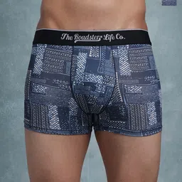The Roadster Lifestyle Co Pack Of 2 Printed Stretchable Trunks Pack Of 2-PV-Print-RO17-S-picture-20