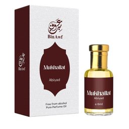 BinAwf Mukhallat Abiyad Long Lasting Non Alcohol Attar- 6 ml-54
