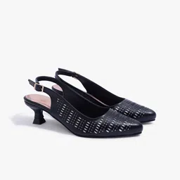 Carlton London Embellished Party Kitten Pumps Heels-image-81