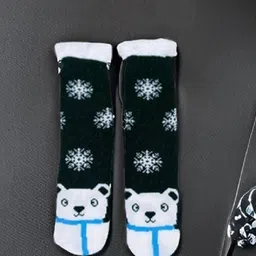 Butterthief Unisex Patterned Calf-Length Sherpa Socks-9