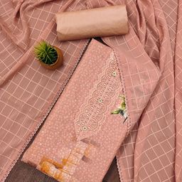 Rangtulika Ethnics Embroidered Unstitched Dress Material-picture-30