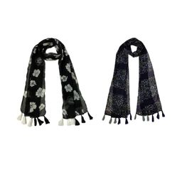 StoleVilla Women Pack Of 6 Floral Chiffon Stoles-image-80