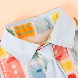 Hopscotch Boys Printed Cotton Blend Clothing Set-picture-44
