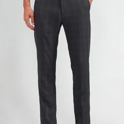 Arrow New York Men Checked Urban Slim Slim Fit Trousers-picture-28