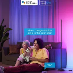 APEX LIGHT RGBIC Floor Lamp, LED Corner Lamp Compatible with Alexa, Smart Modern Floor image 4