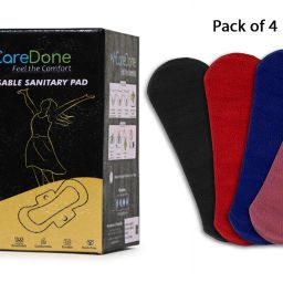 Reusable and Washable Cotton Menstrual cloth pad (Extra Large,Pack of 4) Pantyliner-55
