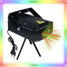 Mini DJ LED Disco Ball With 6 Modes Combination, Stage Sound Activated Projector Shower Laser Light-image-11